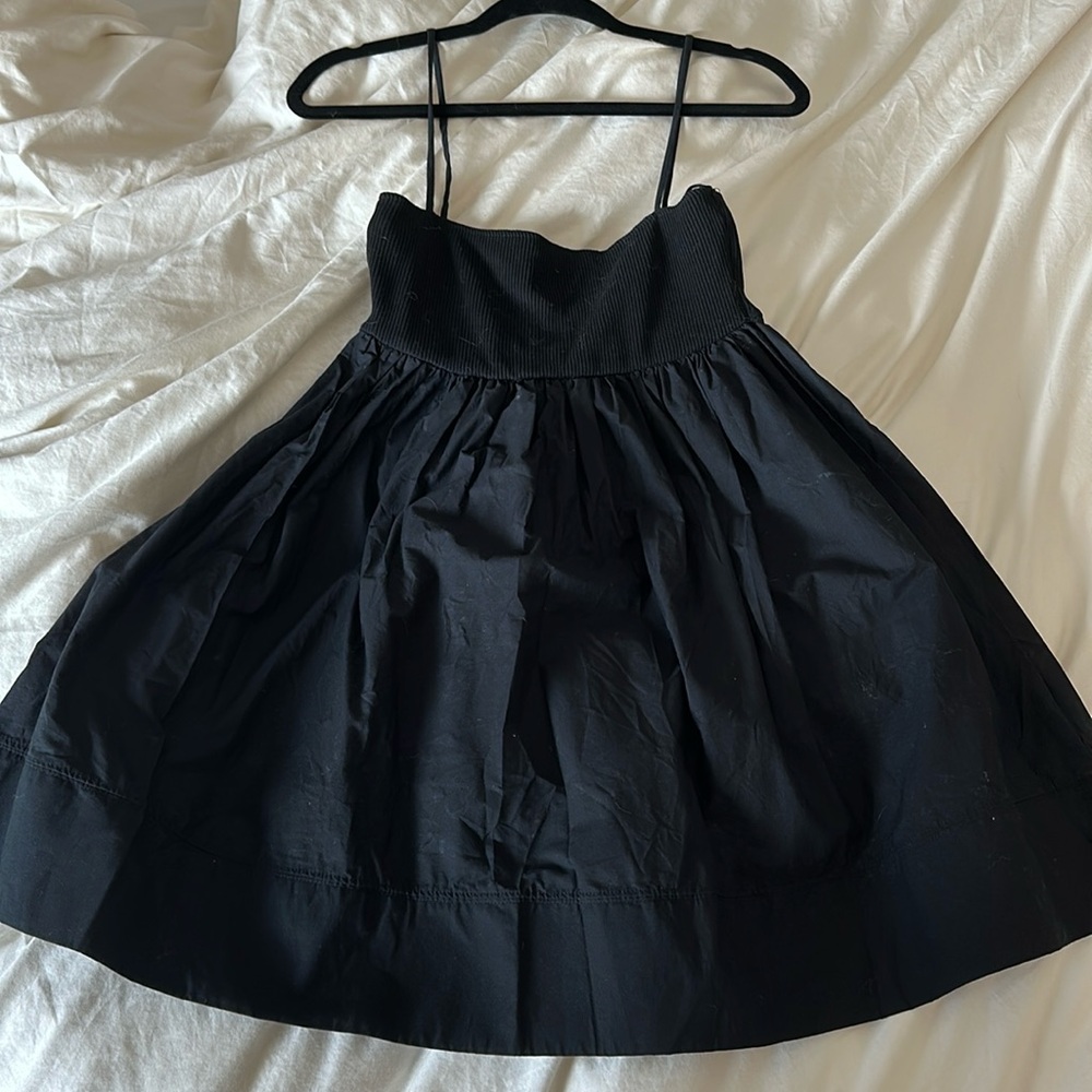 Babydoll mini black dress